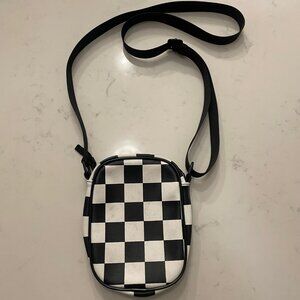 Checkered Crossbody Bag (Unisex)